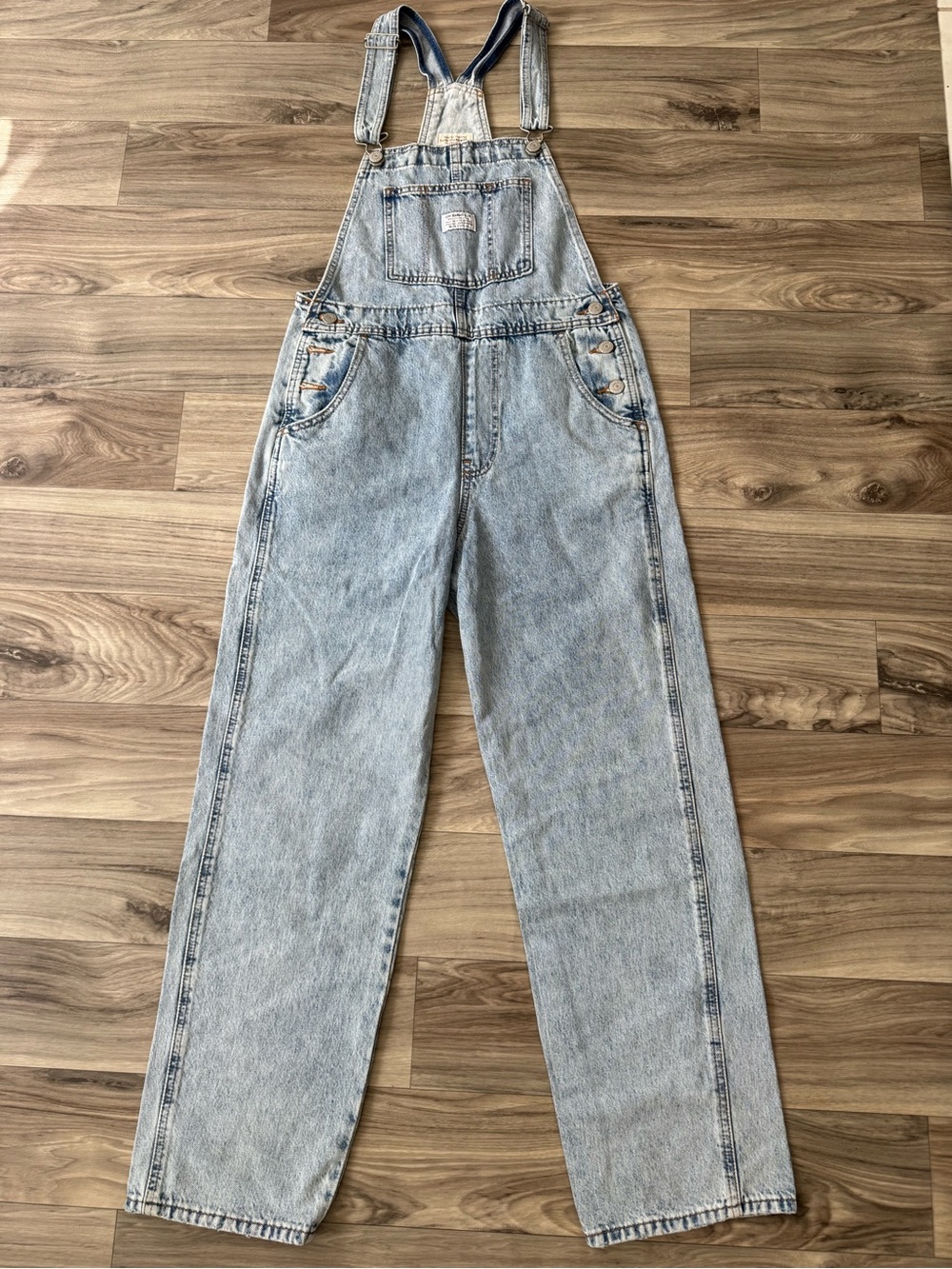 Levi's Vintage-Inspired Denim Overalls Size Small